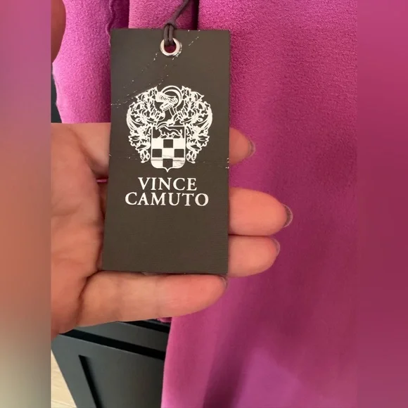 NWT Vince Camuto Pink Eyelet Sleeve Shift Dress Puff Sleeve Mini ~ Size 12 🌺 - Picture 10 of 12